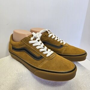 New Men's VANS Old Skool Off The Wall Ward Golden Brown/Gum Skate Shoes